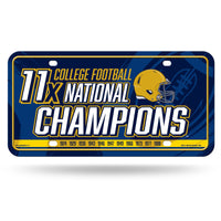 Wholesale Notre Dame 11 Time College Football Champs Metal Auto Tag