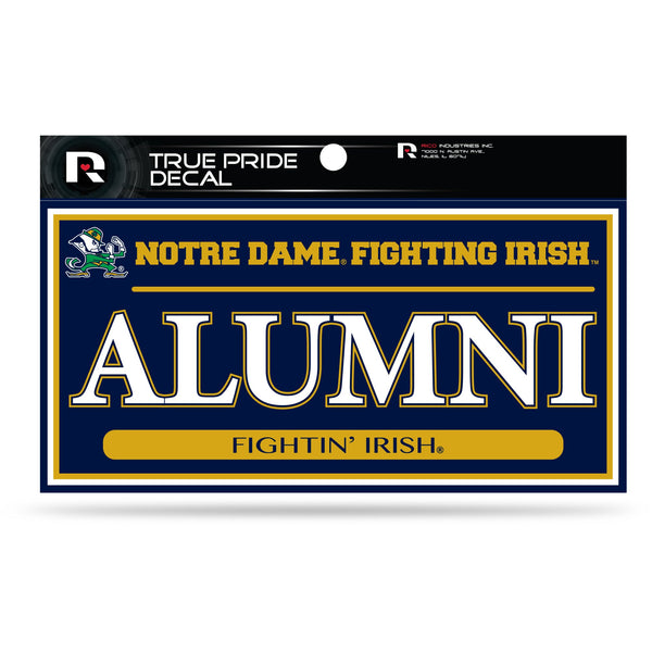 Wholesale Notre Dame 3" X 6" True Pride Decal - Alumni