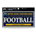 Wholesale Notre Dame 3" X 6" True Pride Decal - Football