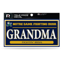 Wholesale Notre Dame 3" X 6" True Pride Decal - Grandma