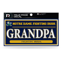 Wholesale Notre Dame 3" X 6" True Pride Decal - Grandpa