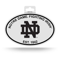 Wholesale Notre Dame Black And White Oval Sticker