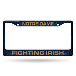 Wholesale Notre Dame Laser Navy Chrome Frame