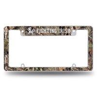 Wholesale Notre Dame / Mossy Oak Camo Break-Up Country All Over Chrome Frame (Top Oriented)