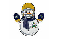 Wholesale Notre Dame Snowman Shape Cut Pennant