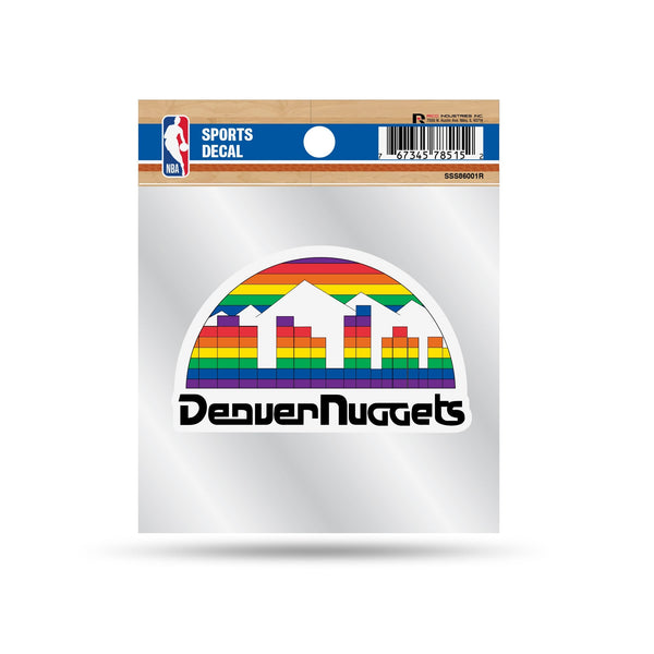 Wholesale Nuggets Clear Backer Decal W/ Retro Logo (4"X4")