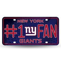Wholesale NY Giants #1 Fan Primary Logo Metal Tag