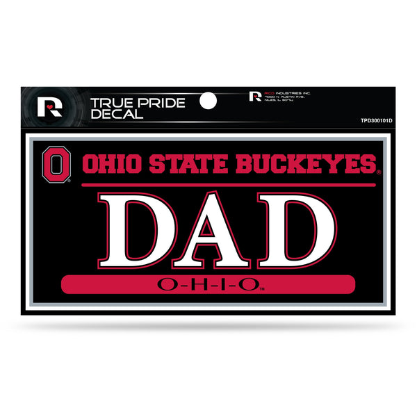 Wholesale Ohio State 3" X 6" True Pride Decal - Dad