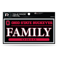 Wholesale Ohio State 3" X 6" True Pride Decal - Family