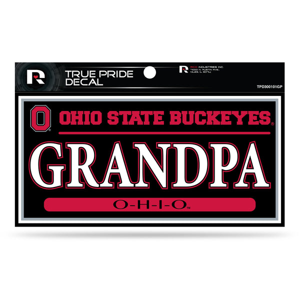 Wholesale Ohio State 3" X 6" True Pride Decal - Grandpa