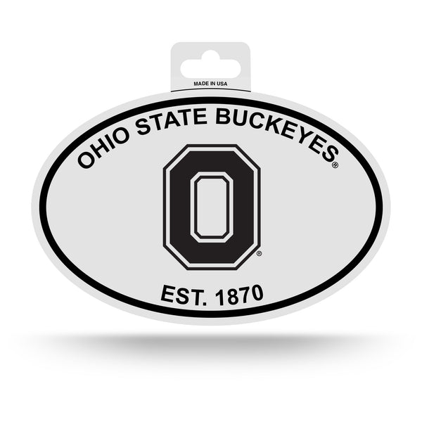 Wholesale Ohio State Black And White Oval Sticker