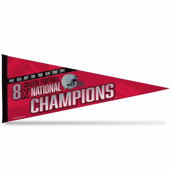 Wholesale Ohio State University 8 Time College Football Champs Soft Felt Carded Pennant (12X30)