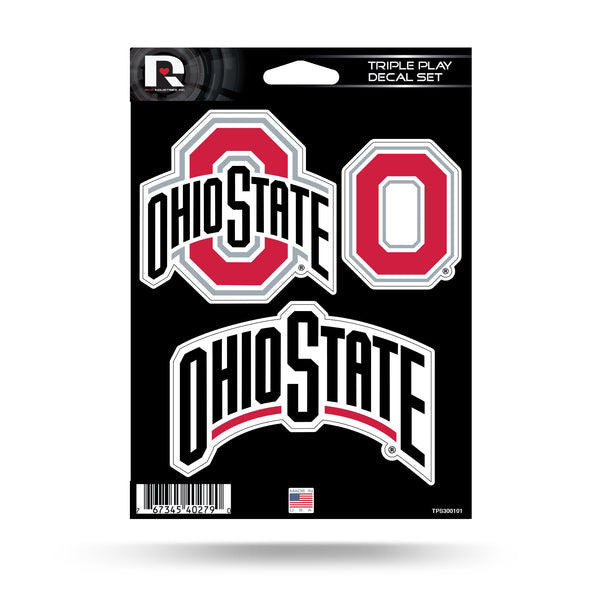 Wholesale Ohio State University Triple Play Sticker