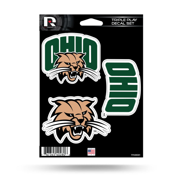 Wholesale Ohio University Triple Play Sticker