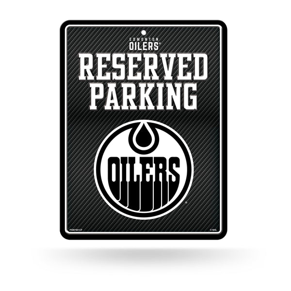 Wholesale Oilers - Carbon Fiber Design - Metal Parking Sign