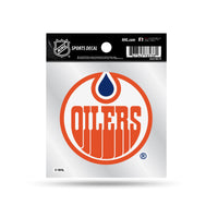 Wholesale Oilers Clear Backer Decal W/ Retro Logo (4"X4")