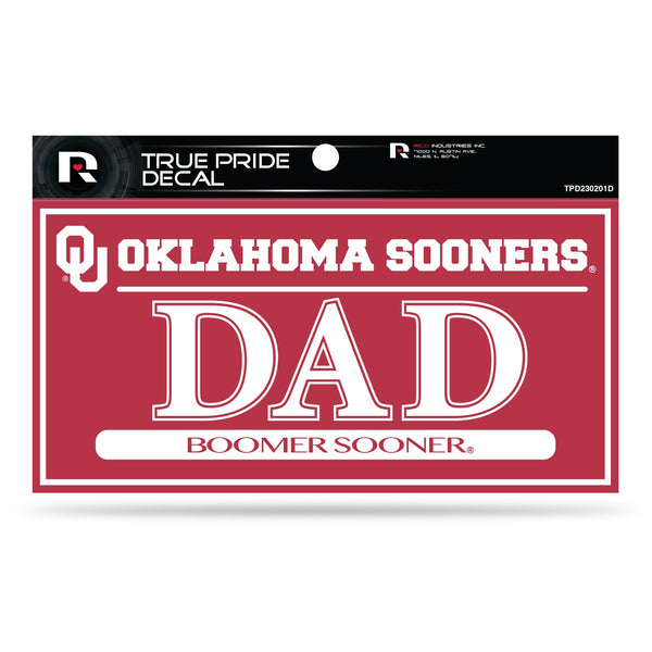 Wholesale Oklahoma 3" X 6" True Pride Decal - Dad