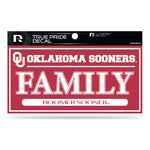 Wholesale Oklahoma 3" X 6" True Pride Decal - Family