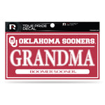 Wholesale Oklahoma 3" X 6" True Pride Decal - Grandma