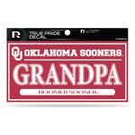 Wholesale Oklahoma 3" X 6" True Pride Decal - Grandpa