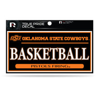 Wholesale Oklahoma State 3" X 6" True Pride Decal - Basketball