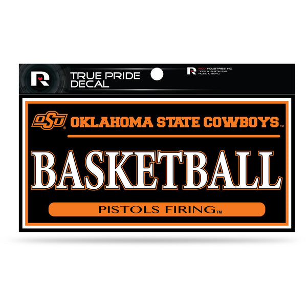 Wholesale Oklahoma State 3" X 6" True Pride Decal - Basketball