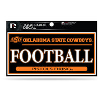 Wholesale Oklahoma State 3" X 6" True Pride Decal - Football