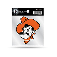 Wholesale Oklahoma State 4"X4" Weeded Mascot Decal