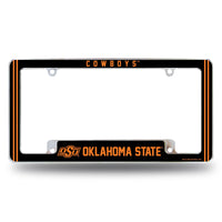 Wholesale Oklahoma State Alternate Design All Over Chrome Frame - Bottom Oriented