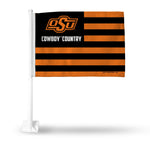 Wholesale Oklahoma State "Cowboy Country" Car Flag