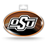 Wholesale Oklahoma State Metallic Oval Sticker