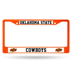 Wholesale Oklahoma State Orange Colored Chrome Frame