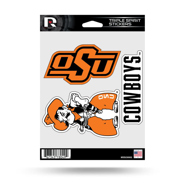 Wholesale Oklahoma State Triple Spirit Stickers