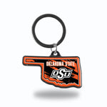Wholesale Oklahoma State University - Oklahoma State Shaped Keychain