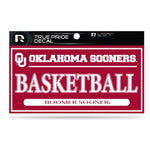 Wholesale Oklahoma University 3" X 6" True Pride Decal - Basketball