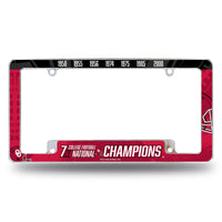 Wholesale Oklahoma University 7 Time College Football Champs All Over Chrome Frame