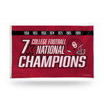 Wholesale Oklahoma University 7 Time College Football Champs Banner Flag