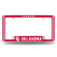 Wholesale Oklahoma University Alternate Design All Over Chrome Frame - Bottom Oriented