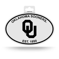 Wholesale Oklahoma University Black And White Oval Sticker
