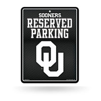 Wholesale Oklahoma University - Carbon Fiber Design - Metal Parking Sign