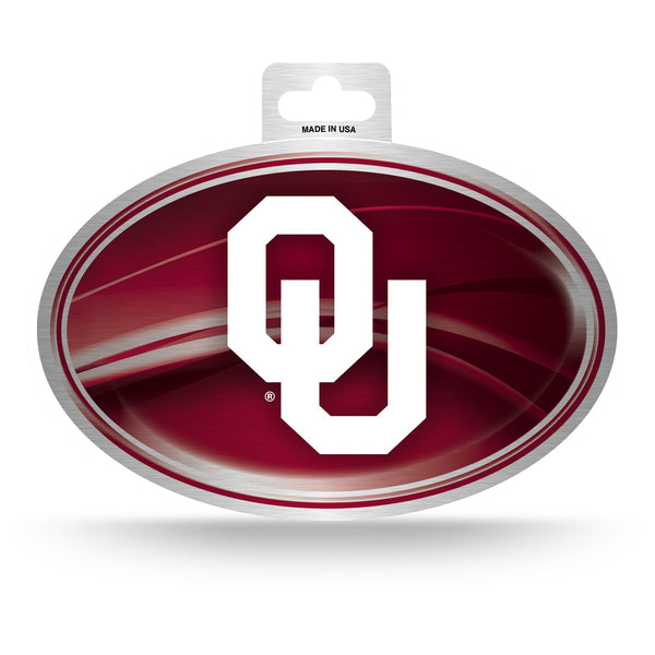 Wholesale Oklahoma University Metallic Oval Sticker
