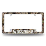 Wholesale Oklahoma University / Mossy Oak Camo Break-Up Country All Over Chrome Frame (Bottom Oriented)