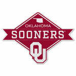Wholesale Oklahoma University Shape Cut Logo With Header Card - Diamond Design