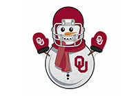 Wholesale Oklahoma University Snowman Shape Cut Pennant