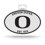 Wholesale Oregon Black And White Oval Sticker