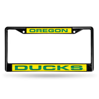 Wholesale Oregon Ducks Black Laser Chrome 12 x 6 License Plate Frame