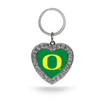 Wholesale Oregon Rhinestone Heart Keychain