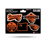 Wholesale Oregon State 5 Piece Decal Sheet