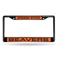 Wholesale Oregon State Beavers Black Laser Chrome 12 x 6 License Plate Frame