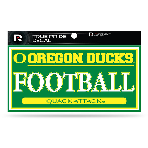 Wholesale Oregon University 3" X 6" True Pride Decal - Football
